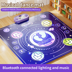 子供用LED電子ダンシングマット4モード光ガイダンスと音楽プレーヤープラスチック音楽教育スポーツ玩具 - Product Image 4