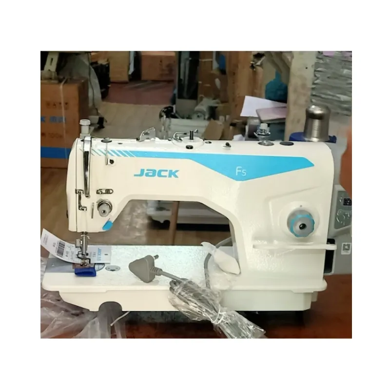 Máquina de coser de accionamiento directo Jack F5, máquina de puntada de bloqueo con Mesa completa, máquinas de coser industriales, novedad