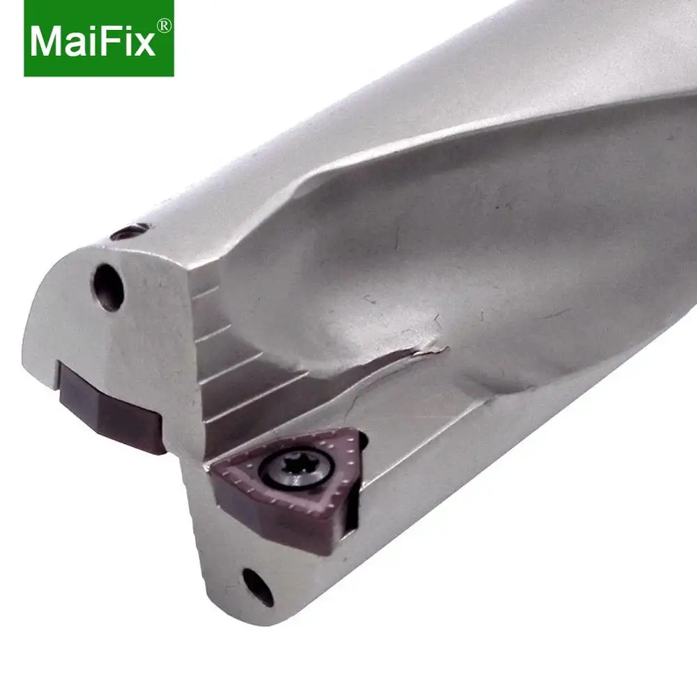 Maifix D3 WCMX karbür uçlar 15mm şaft CNC delme merkezi işleme Metal delme araçları 3 kez U hızlı matkaplar