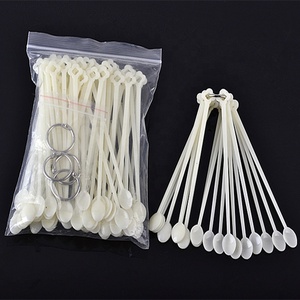 Natural Clear Removable Nail Display <strong>Tips</strong> Sticks Spoon <strong>Shape</strong> Samples Sample Nail Art Color Chart - Product Image 1