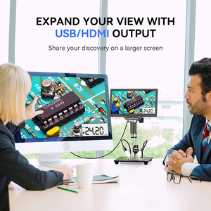 13MP 1300X 7.0英寸液晶焊接显微镜，带万用表功能，用于电子维修VMS700M - Product Image 4