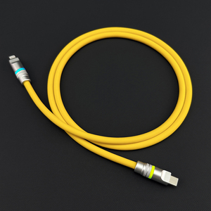 2025 yeni Neon tombul 240W USB C USB C hızlı şarj kablosu ile akıllı ışık RGB renk kademeli parlak LED USB şarj kablosu - Product Image 6