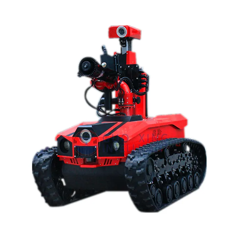 GUOXING RXR-MC80BD robotica UGV telecomando con rilevatore di gas cannone antincendio rilevatore di robot