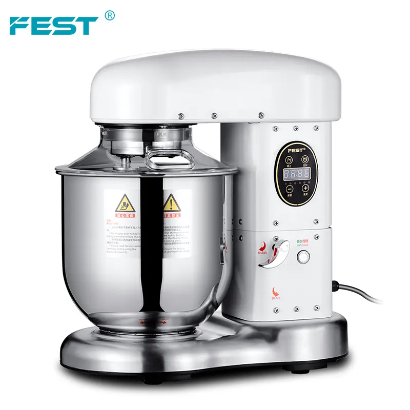 FEST 500 watt bakery mixers 7 quart bakery machinery for bread making commercial mixer