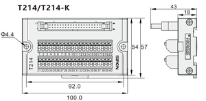 SiRON T214 MIL plug <strong>connect</strong> 40 pin new type metal demo <strong>terminal</strong> <strong>block</strong> connector - Product Image 3