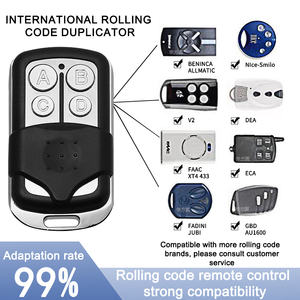 Copia 433.92MHZ telecomando in metallo Clone telecomandi copia automatica duplicatore telecomando per gadget Auto casa porta Garage - Product Image 6
