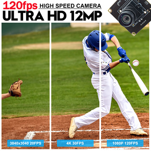 ELP 12MP USB <strong>Camera</strong> Module 1920x1080P High Speed 120fps Webcam Low Distortion Mini <strong>Camera</strong> Board for Linux, Raspberry Pi - Product Image 3