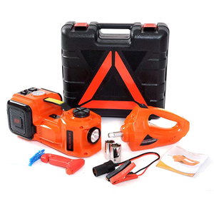 Fabrika doğrudan 12V elektrikli jak Set genel Model lastik değişimi acil durum araçları dahil hidrolik makas krikolar Max yükleme 5T - Product Image 3
