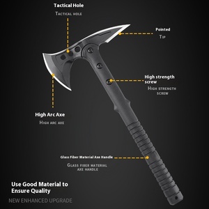 Rìu chiến thuật đa chức năng cho sinh tồn ngoài trời dao cầm tay đặc biệt với lưỡi cắt núi để sử dụng kỹ thuật chặt gỗ - Product Image 3