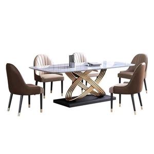Fashion Premium Quality Dining Room Furniture <strong>Table</strong> <strong>Set</strong> 6 Chair - Product Image 1