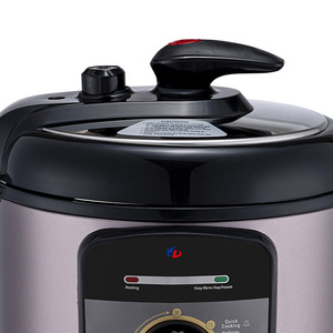 Pentola a pressione elettrica intelligente personalizzata 5L nuovo stile coperchio Anti-scottatura in acciaio inox interfaccia tedesca per uso domestico - Product Image 4