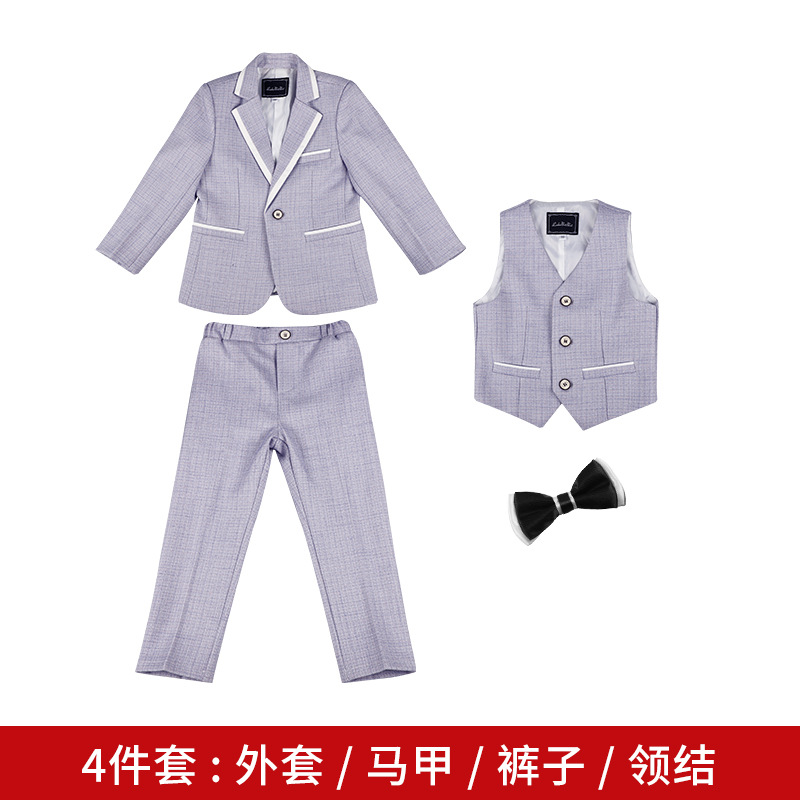 Ensemble de quatre pièces bleu