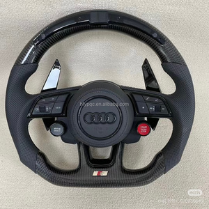 Led Carbon Fiber Steering Wheel for <strong>Audi</strong> <strong>A6</strong> A7 2012-2018 A8 2013-2018 <strong>S5</strong> 2012-2018 S6 2013-2018 S7 2012-2018 S8 2013-2018