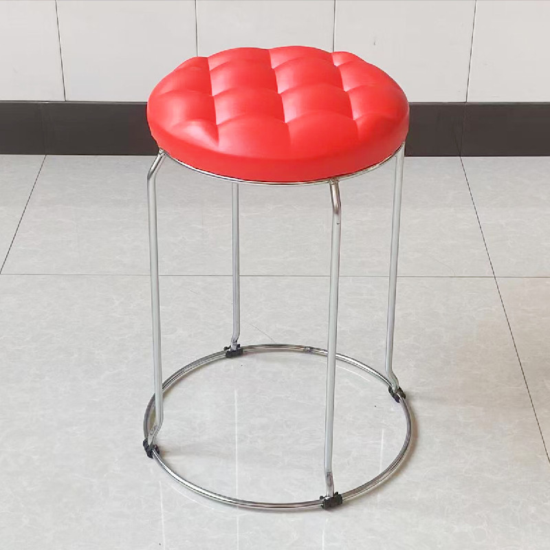 Présentoir à pain à quatre pieds extra-épais - rouge - 46 cm de hauteur
