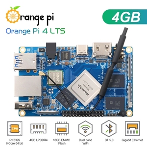 Orange Pi 4 LTS 4GB LPDDR4 16GB EMMC Rockchip RK3399 Wifi BT 5,0 Gigabit Ethernet Laufen Android Ubuntu Debian OS Orange Pi 4 LTS - Product Image 6