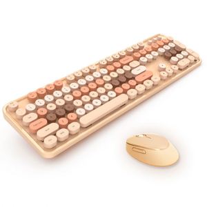 Juego combinado de ratón con teclado mecánico retroiluminado RGB inalámbrico Juego multimedia de productividad mejorada - Product Image 1