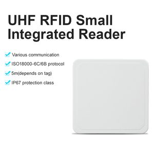 Protocollo RFID ISO18000-6C RS232 RS485 TCP/IP lettore UHF Antenna integrata 4 dbi UHF RFID 5m gamma di lettura lettore integrato - Product Image 4