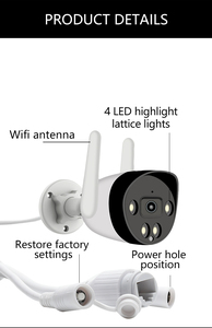 Xm ICsee 2MP 5MP Waterproof Outdoor Bullet Wireless <strong>Camera</strong> Network Tracking Security 2 Way Audio Waterproof Wifi Bullet <strong>Camera</strong> - Product Image 2
