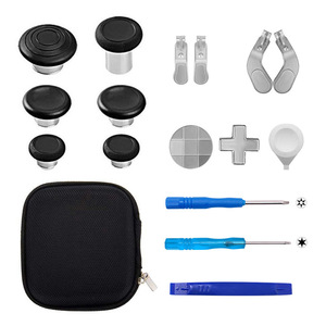 NSLikey 17 in 1 Metal Thumbstick kapak Xbox One Elite serisi 2 denetleyici manyetik düğmeler Joystick kiti - Product Image 6