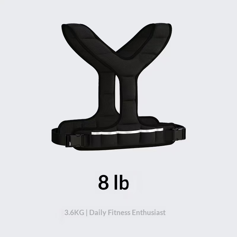 Gilet Tactique Noir et Blanc 3,6 kg