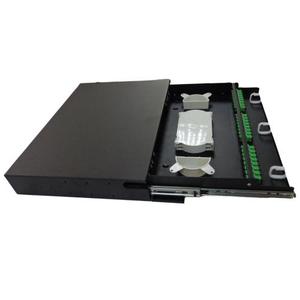Caja de fibra óptica 24-48 núcleos LGX Marco de distribución de fibra montado en bastidor Deslizante ODF 24 puertos - Product Image 1
