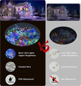 Tira de luces Led Multicolor para exteriores, iluminación decorativa de Navidad, resistente al agua, a precio barato, de alta calidad - Product Image 5