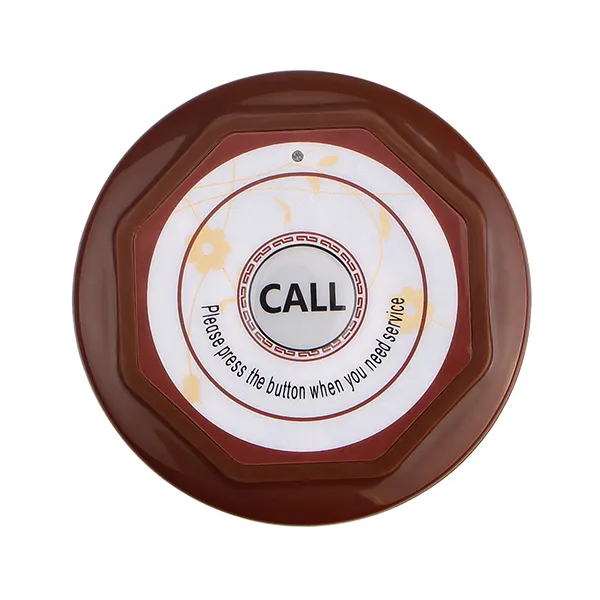 Restaurant Table Call Button Waiter Wireless Waterproof Call Bell Pager For Cafe Bar Hotel 433.92 MHz