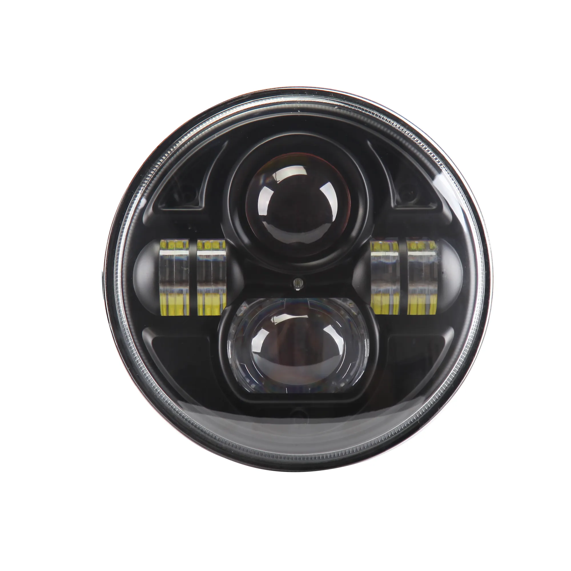 Baru Model 73W IP68 7 Inch Hi-Low Beam dengan Posisi Lampu Homologation Sertifikat 7 Inch LED lampu