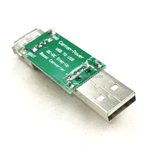 ブーストコンバーターモジュールUSBからUSBへ5Vから6-15V調整可能出力DC-DCステップアップ電源変圧器モジュール - Product Image 5