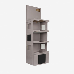 POP Cardboard Product Shipper Display, benutzer definierte Karton Display Regal Rack, Karton Karton Papier boden Display Stand - Product Image 3