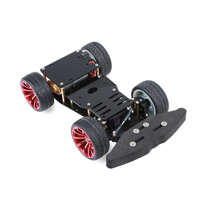 4WD auto a trazione posteriore in metallo telaio Smart Car per Arduino Board Kit - Product Image 1