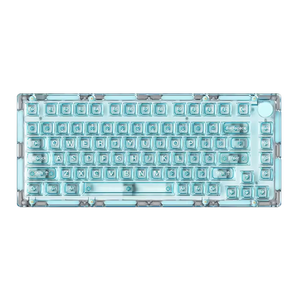 AKKO Monsgeek ICE75 PMMA funda acrílica teclado de ordenador 75% Mini teclado para juegos Led transparente 3 modos Junta Teclado mecánico - Product Image 3