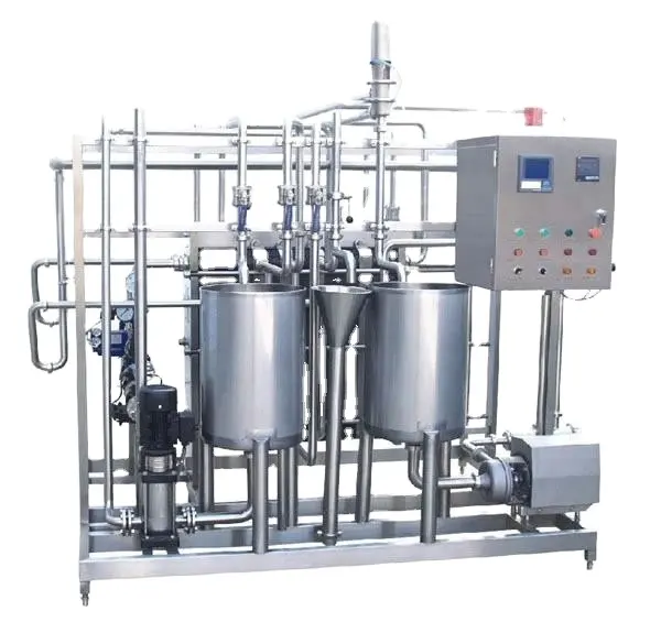 Máquina de fabricación de lácteos de fábrica/Mini planta de procesamiento de yogur de leche pasteurizada/maquinaria de línea de producción de leche UHT de larga duración