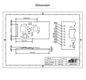 Factory Price 2.4ghz Nrf24l01 module 100mW 20dBm 1200meter PA LNA AS01-SP2 Low Cost Wireless Transmitter Receiver SPI <strong>RF</strong> Module - Product Image 3