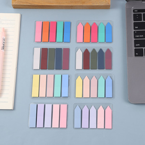 Cross-Border Morandi Color Sticky Notes Ins <strong>Style</strong> Semi-Transparent Combination PET Index Tabs Self-Adhesive Colorful <strong>Writing</strong> - Product Image 3