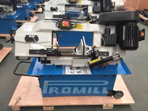 Özelleştirme gönye bant testere kesme makinesi BS-912B mini bant testere makinesi otomatik taşınabilir Metal bant kesici testere - Product Image 2