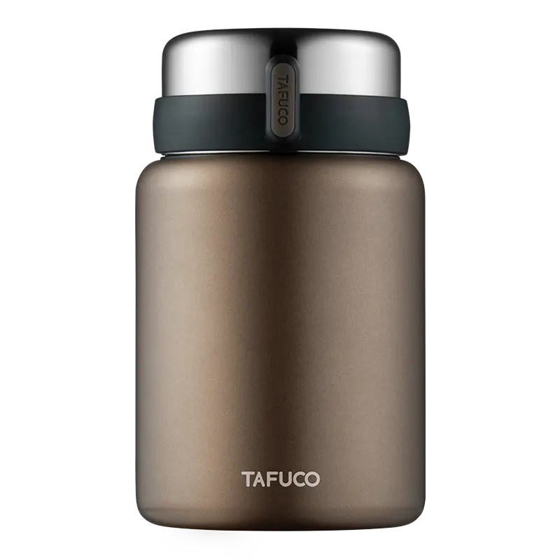 Thermos à double paroi isolé en acier inoxydable, flacon alimentaire de haute qualité pour le bureau et l'école