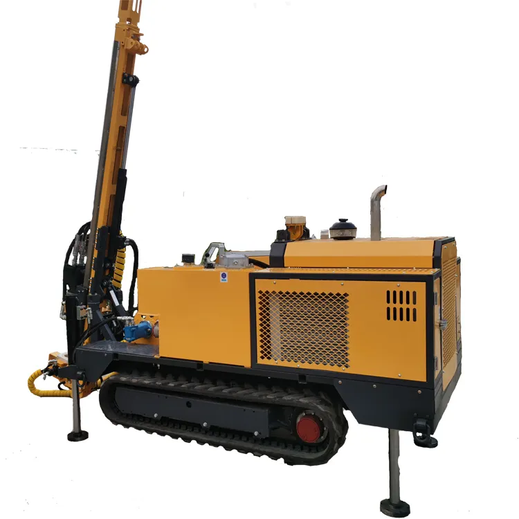 100m-150M Drill Machine Water Well Drilling Rigs for Sale QIYUN Best Quality Steel Crawler Mounted