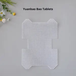 प्लास्टिक का जाल बैग छोटे हिरण चीन हिरण 31x61 ग्रिड मॉडल मेष कट-आउट नेट धागा हाथ से बुना हुआ बैग - Product Image 2