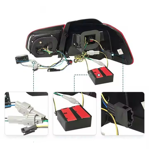 09-12 Golf 6 arka lambası meclisi için uygun yüksek 6/GTI/R20 arka lambası modifiye LED sürüş işık akış dönüş fren sinyal ışığı - Product Image 5