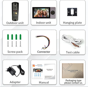 7 Inch WiFi Doorbell Camera Video <strong>Intercom</strong> 4 Wire Video Door Phone <strong>Intercom</strong> <strong>System</strong> for Villa Home Apartment - Product Image 6