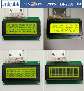 Carattere blu lcd 16x2 Display personalizzato fabbrica giallo-verde COB 128x64 schermo LCD monocromatico modulo LCD 20x4 caratteri - Product Image 6