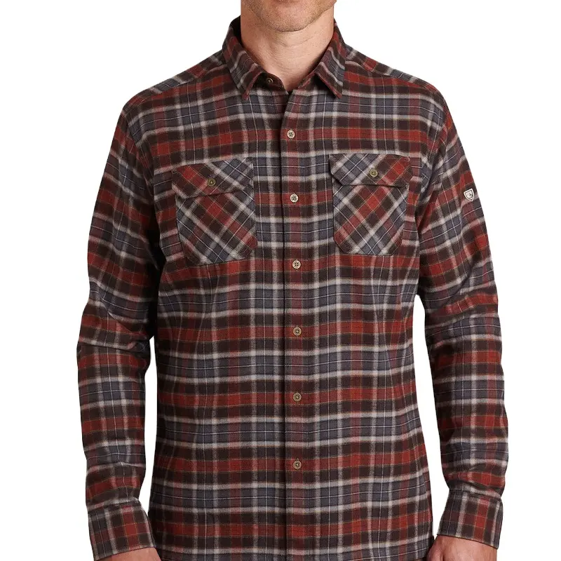 Blusa informal de franela con manga larga para hombre, camisa masculina de alta calidad con dobladillo redondeado, 50% Algodón, estilo japonés, venta al por mayor