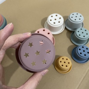7 Món Đồ Chơi Cốc Xếp Chồng, Đồ Chơi Cốc Làm Tổ, Đồ Chơi Tắm Cho Bé & Đồ Chơi Xây Dựng Để Phát Triển Giáo Dục Sớm Đồ Chơi Montessori Tốt Nhất - Product Image 5