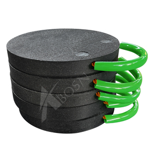 Hava kompresörü ağır ekipman için vinç krikoları için HDPE/HDPE malzeme Outrigger pedleri - Product Image 4
