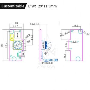 工厂价格2兆CMOS图像传感器GC02M2 USB PC相机模块1/5英寸，在弱光条件下具有零失真 - Product Image 6