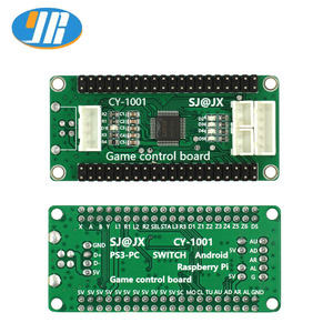 Chip controlador de juego Arcade, tipo empujador de monedas DIY para consola de juegos Arcade, compatible con PC PC360, interruptor Android, Raspberry Pi
