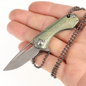 Damascus Steel Convenient and Sharp Small Fruit <strong>Cutter</strong> for Camping for DIY Grade Yangjiang Mini <strong>Key</strong> Knife - Product Image 5
