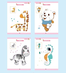 Impresión de logotipo personalizado, libro de borrado en seco, libro borrable, cuadernos de práctica para niños, rastreo de palabras del alfabeto mágico, libro para niños en edad preescolar - Product Image 5