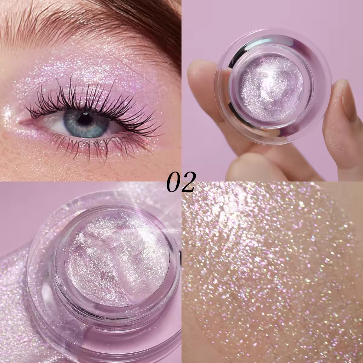 glitter purple
